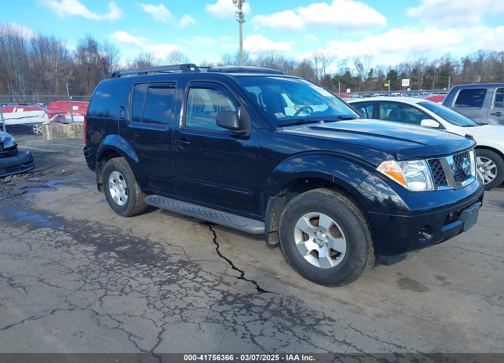 2006 NISSAN PATHFINDER SE VIN: 5N1AR18W56C656299