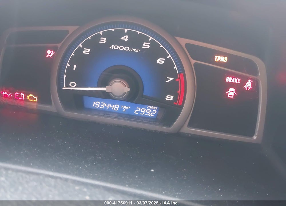 2008 HONDA CIVIC VIN: 2HGFG116X8H527938