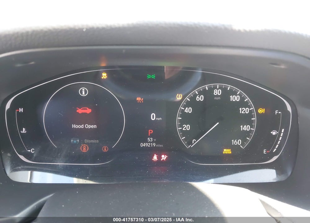 2022 HONDA ACCORD VIN: 1HGCV1F45NA073527