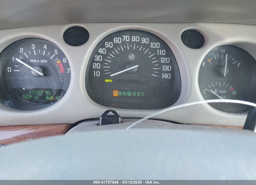 2003 BUICK LESABRE CUSTOM VIN: 1G4HP52K23U121101