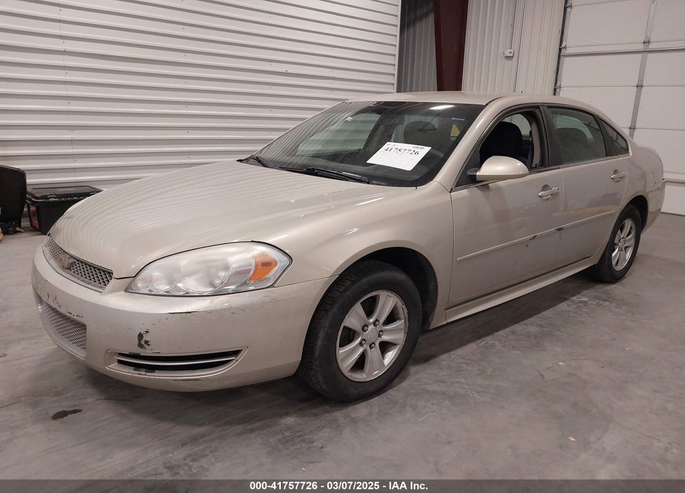 2012 CHEVROLET IMPALA VIN: 2G1WA5E38C1262924