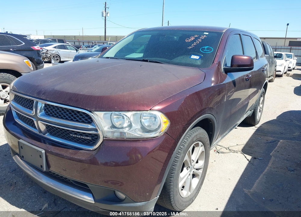 2012 DODGE DURANGO VIN: 1C4RDHAG2CC146568