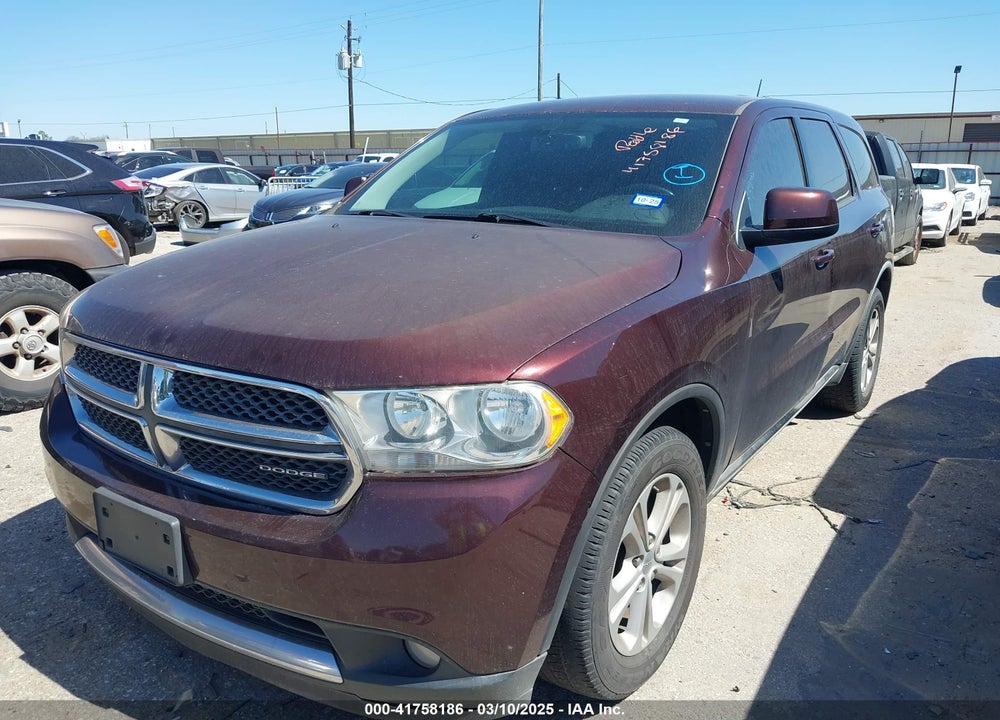 2012 DODGE DURANGO VIN: 1C4RDHAG2CC146568