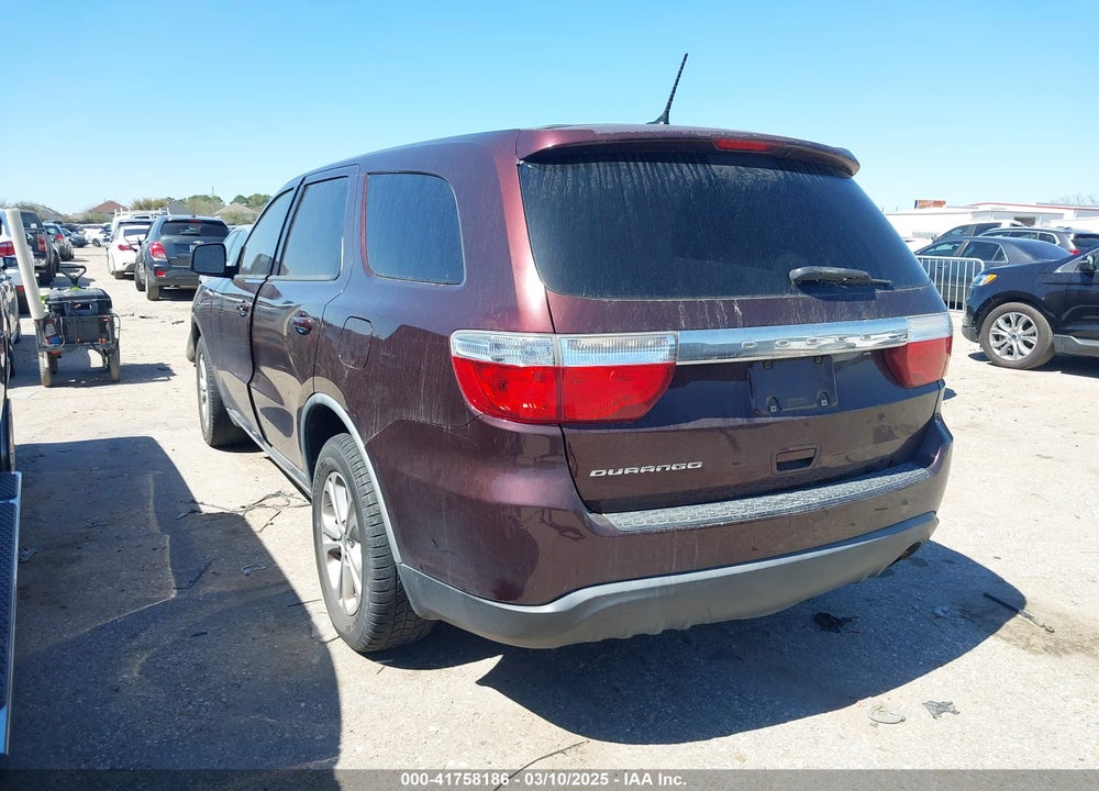 2012 DODGE DURANGO VIN: 1C4RDHAG2CC146568