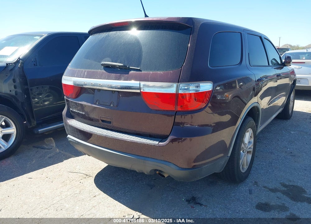 2012 DODGE DURANGO VIN: 1C4RDHAG2CC146568