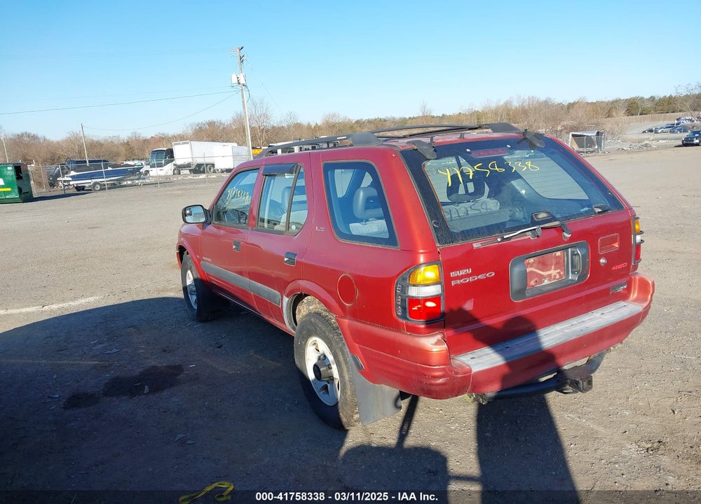 1999 ISUZU RODEO VIN: 4S2CM58W6X4336332