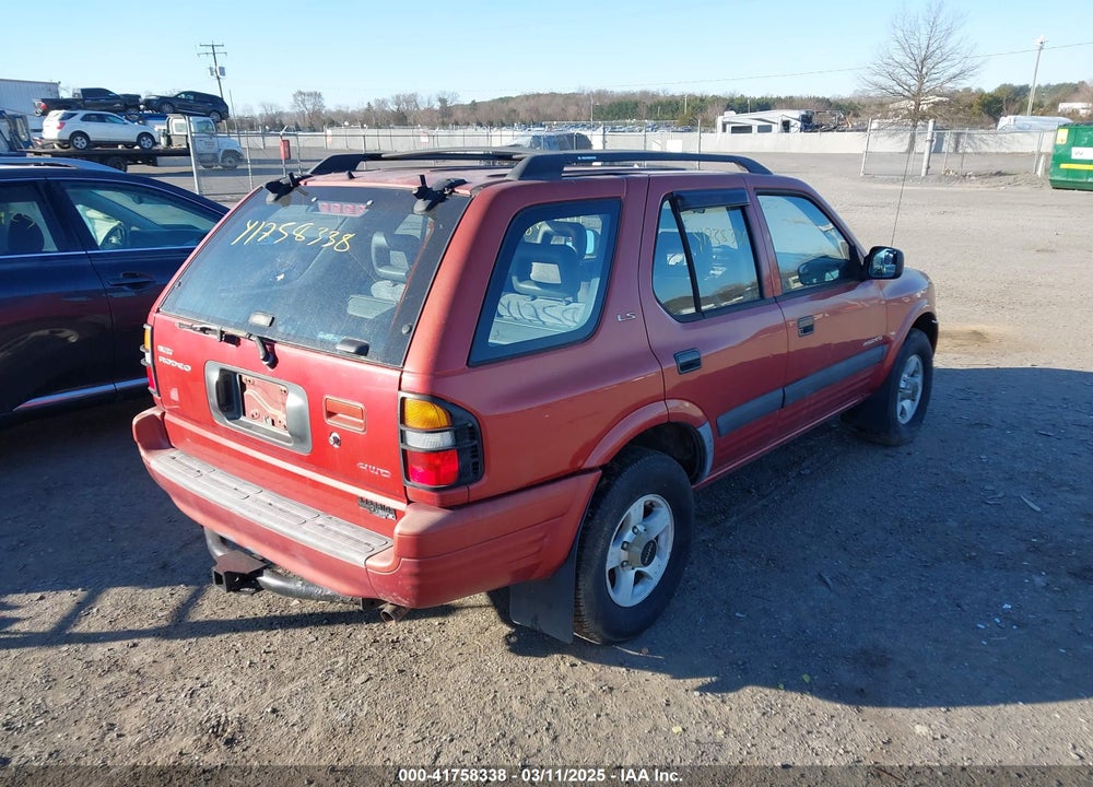 1999 ISUZU RODEO VIN: 4S2CM58W6X4336332