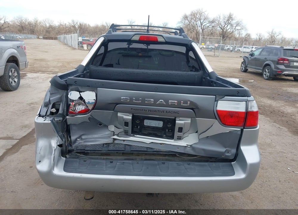 2005 SUBARU BAJA TURBO VIN: 4S4BT63C655104734