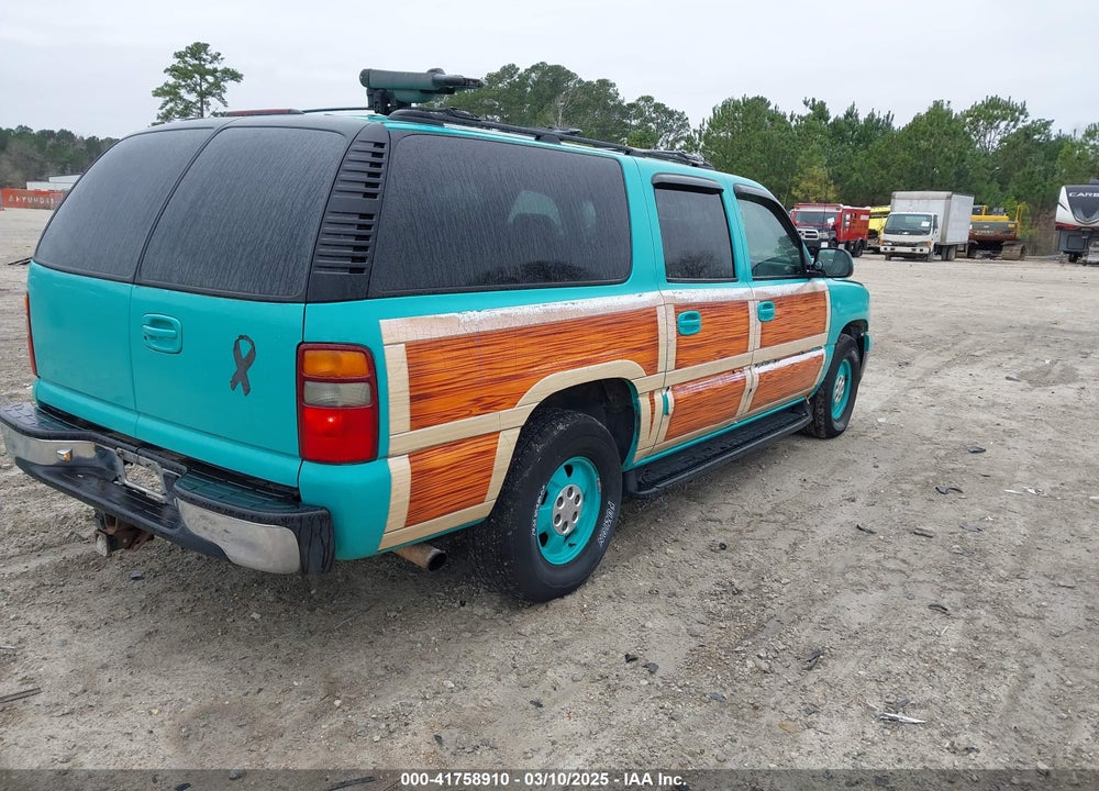 2000 CHEVROLET SUBURBAN 1500 VIN: 3GNFK16T8YG220495