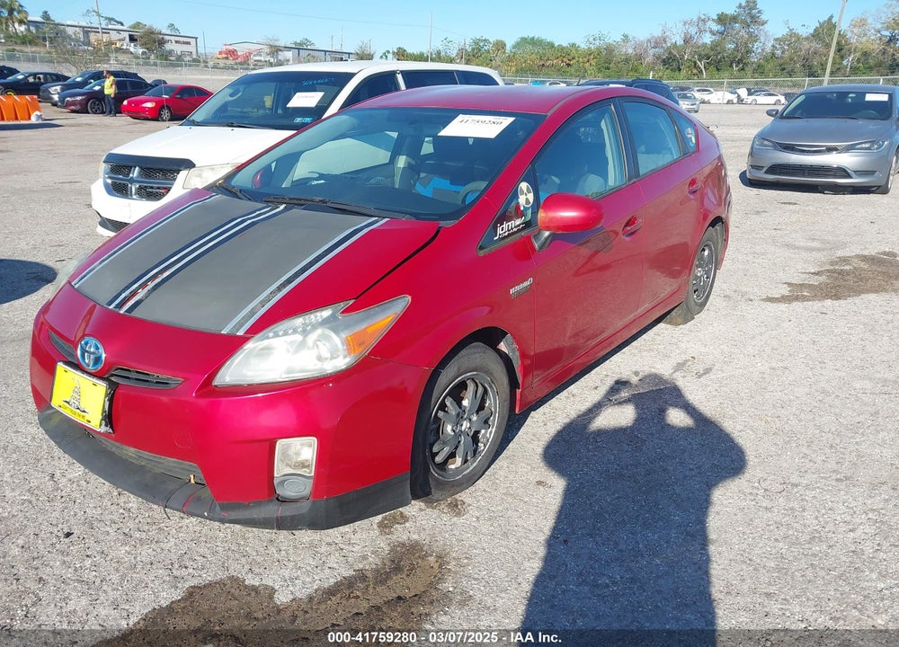 2011 TOYOTA PRIUS TWO VIN: JTDKN3DU3B0299169
