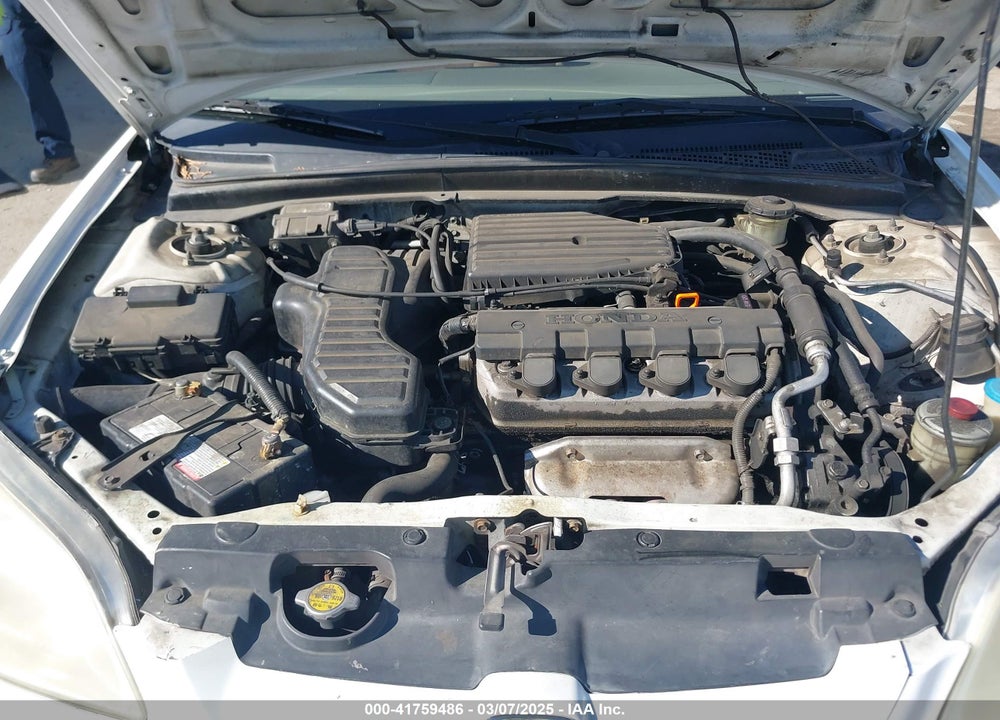 2002 HONDA CIVIC VIN: 1HGEM22532L035360