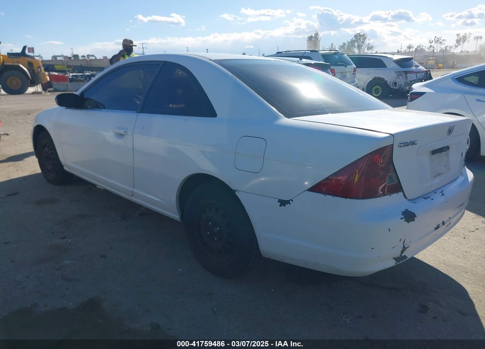 2002 HONDA CIVIC VIN: 1HGEM22532L035360