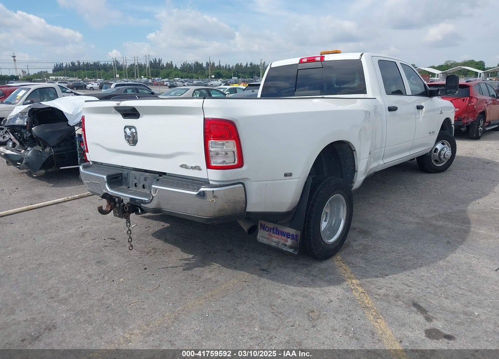 2021 RAM 3500 TRADESMAN  4X4 8' BOX VIN: 3C63RRGL6MG667509
