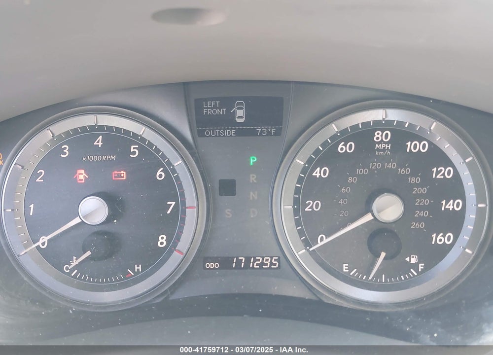 2007 LEXUS ES 350 VIN: JTHBJ46G872003940
