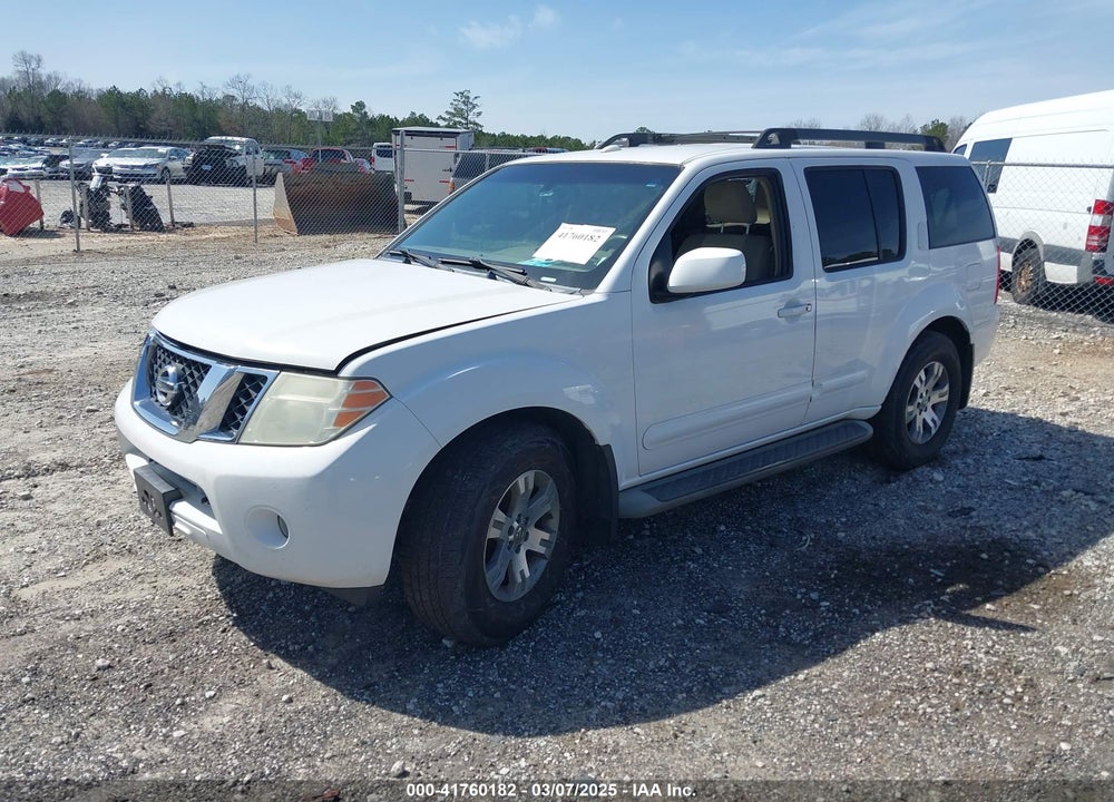 2010 NISSAN PATHFINDER VIN: 5N1AR1NN8AC615587