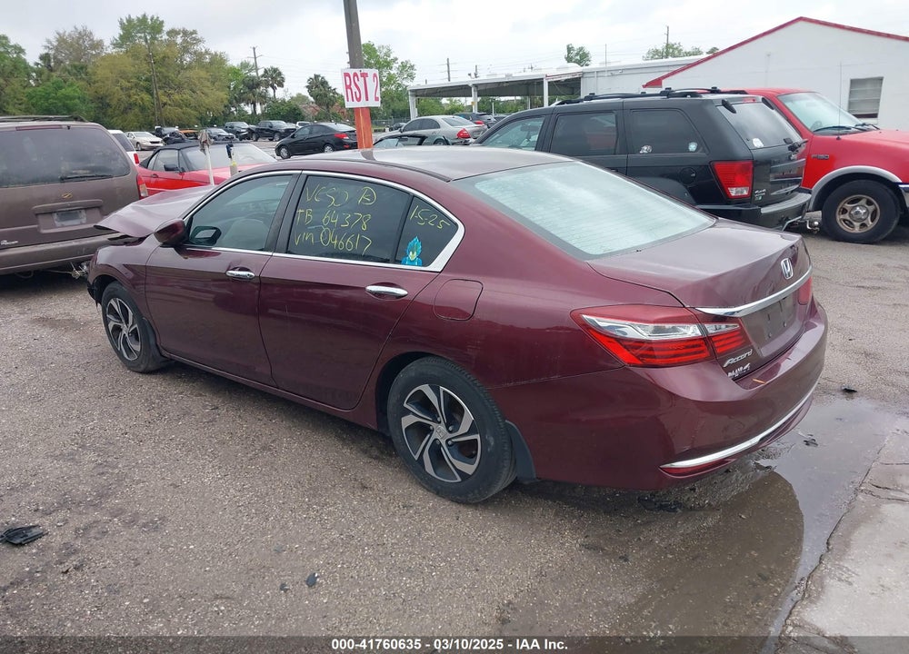 2016 HONDA ACCORD VIN: 1HGCR2F38GA046617