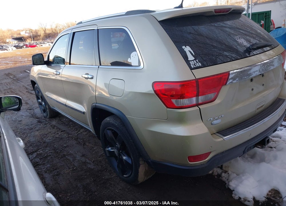 2011 JEEP GRAND CHEROKEE OVERLAND VIN: 1J4RR6GG8BC690515