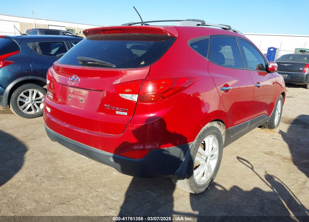2013 HYUNDAI TUCSON LIMITED VIN: KM8JU3AC3DU580695