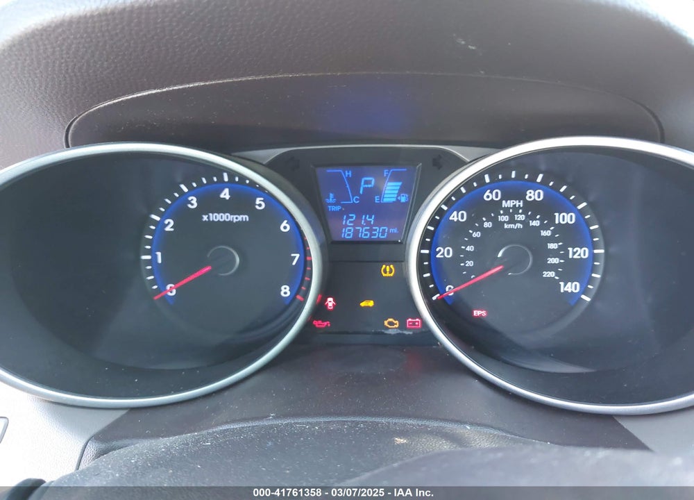 2013 HYUNDAI TUCSON LIMITED VIN: KM8JU3AC3DU580695