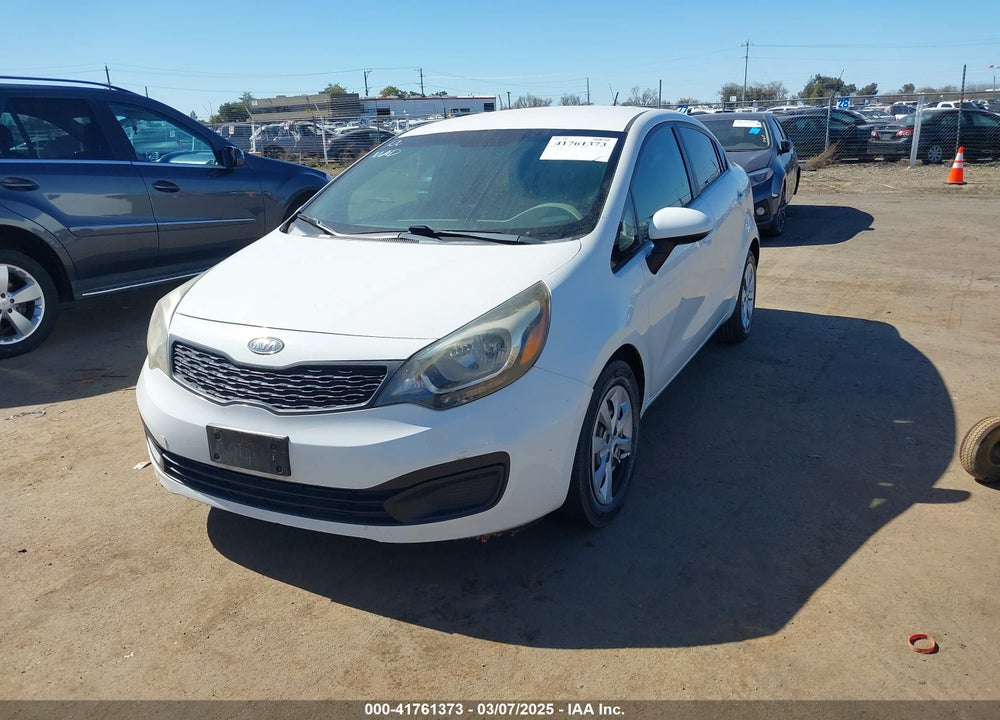 2013 KIA RIO VIN: KNADM4A34D6131549
