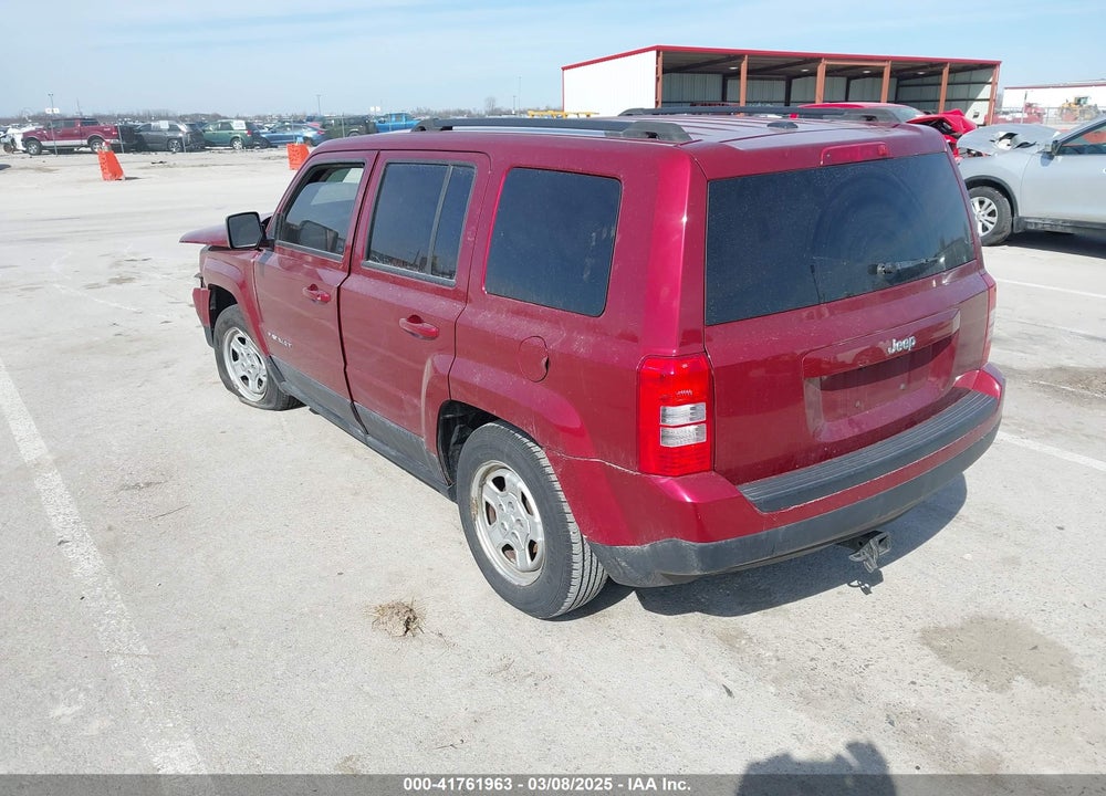 2017 JEEP PATRIOT VIN: 1C4NJPBB4HD120253