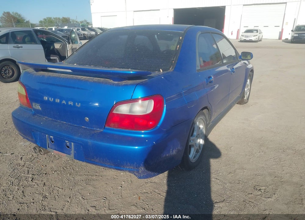 2003 SUBARU IMPREZA WRX VIN: JF1GD29623G502936