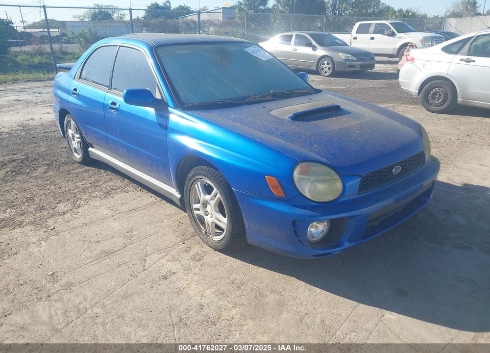 2003 SUBARU IMPREZA WRX VIN: JF1GD29623G502936