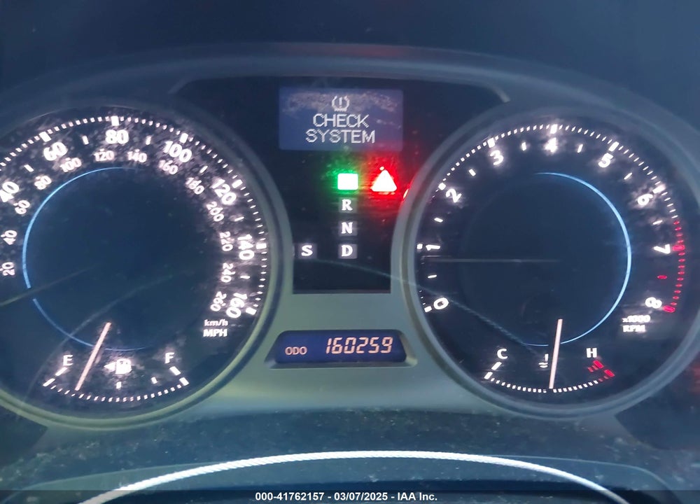 2007 LEXUS IS 250 VIN: JTHBK262475039922