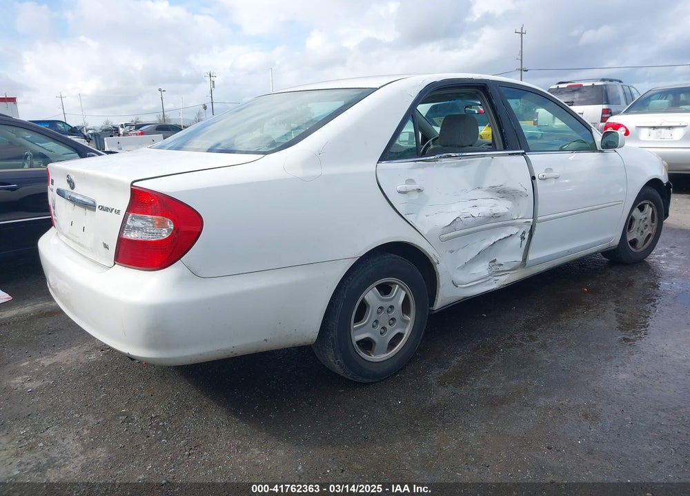2002 TOYOTA CAMRY LE V6 VIN: 4T1BF30KX2U035422