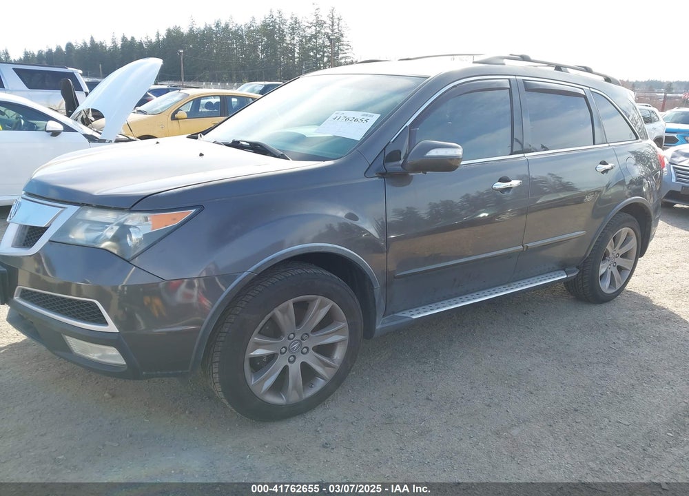 2011 ACURA MDX VIN: 2HNYD2H59BH540927