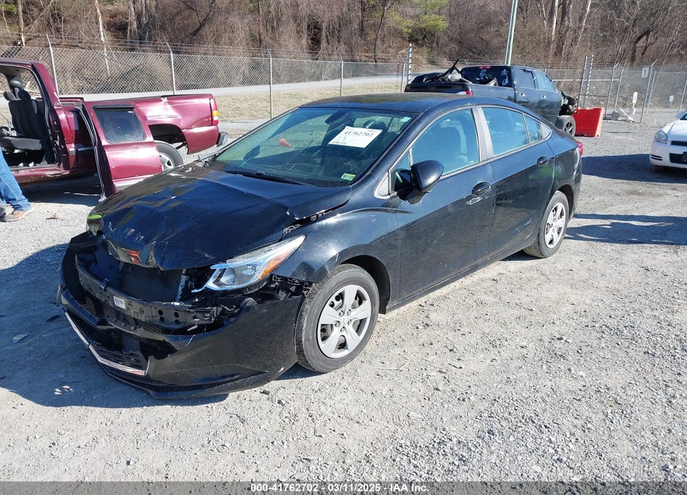 2017 CHEVROLET CRUZE LS MANUAL VIN: 1G1BB5SMXH7177019