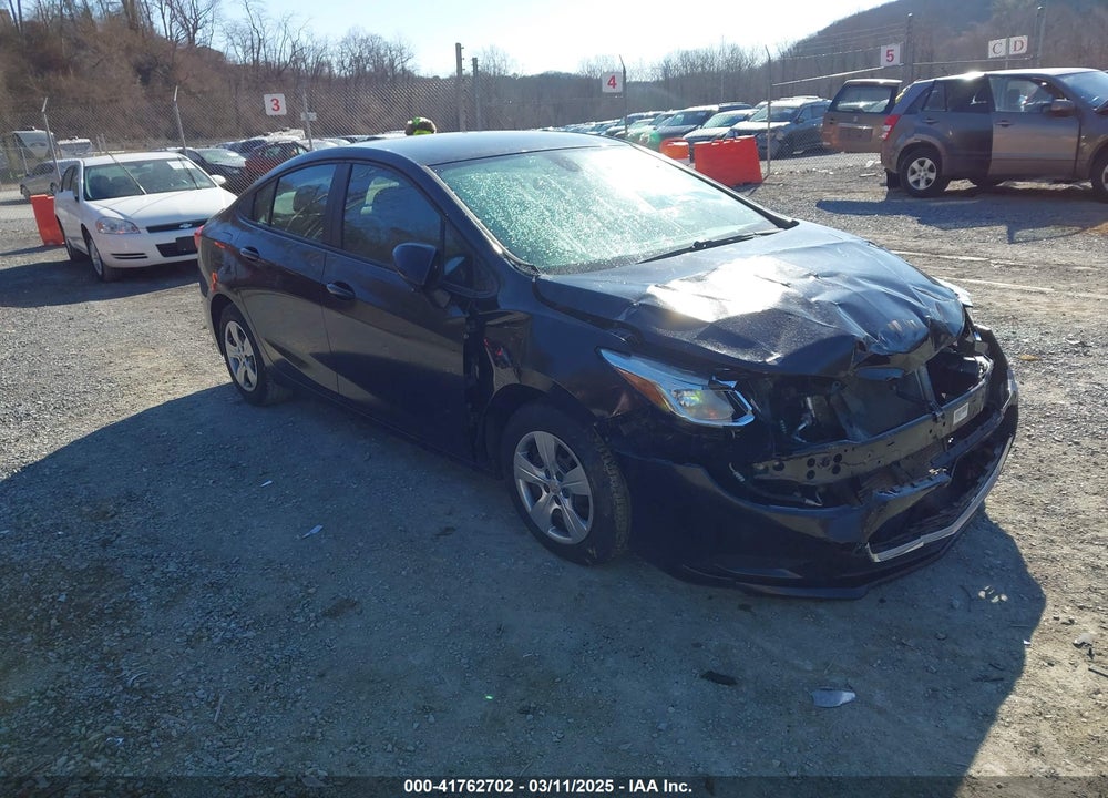 2017 CHEVROLET CRUZE LS MANUAL VIN: 1G1BB5SMXH7177019