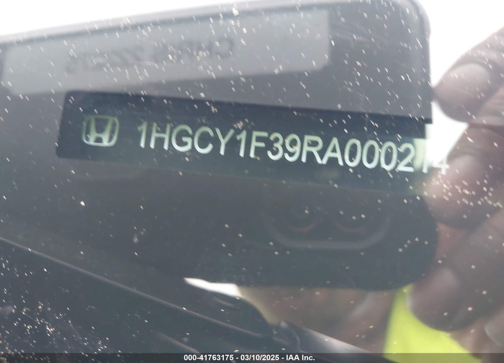 2024 HONDA ACCORD VIN: 1HGCY1F39RA000214