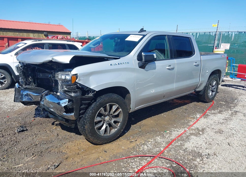2020 CHEVROLET SILVERADO 1500 4WD SHORT BED LT VIN: 1GCUYDED8LZ156087