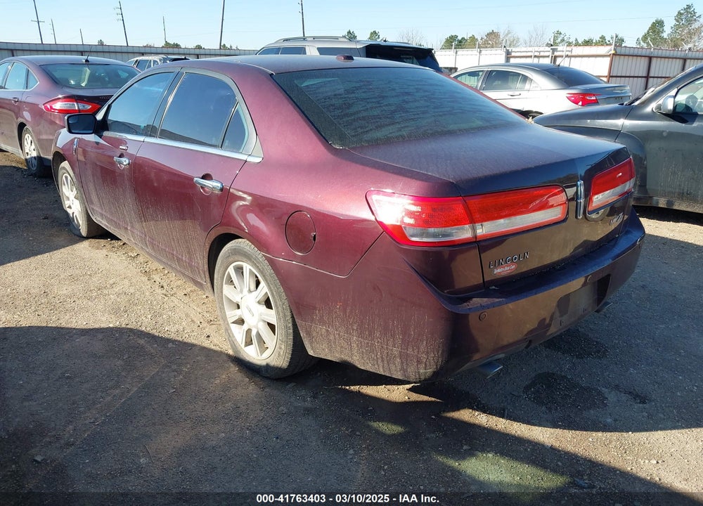 2012 LINCOLN MKZ VIN: 3LNHL2GC3CR835547