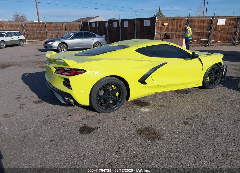 2020 CHEVROLET CORVETTE STINGRAY RWD 3LT VIN: 1G1Y82D47L5106157