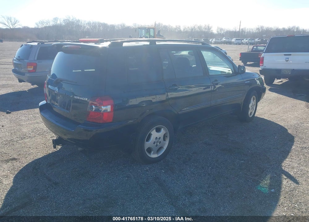 2006 TOYOTA HIGHLANDER LIMITED V6 VIN: JTEEP21A660150722