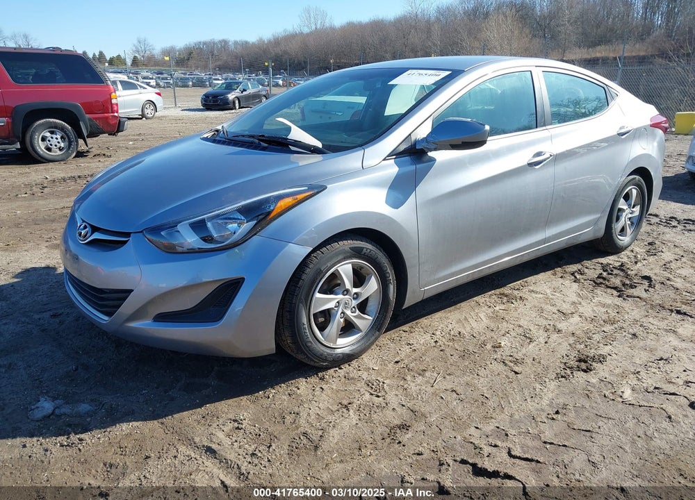 2015 HYUNDAI ELANTRA VIN: 5NPDH4AE5FH604876