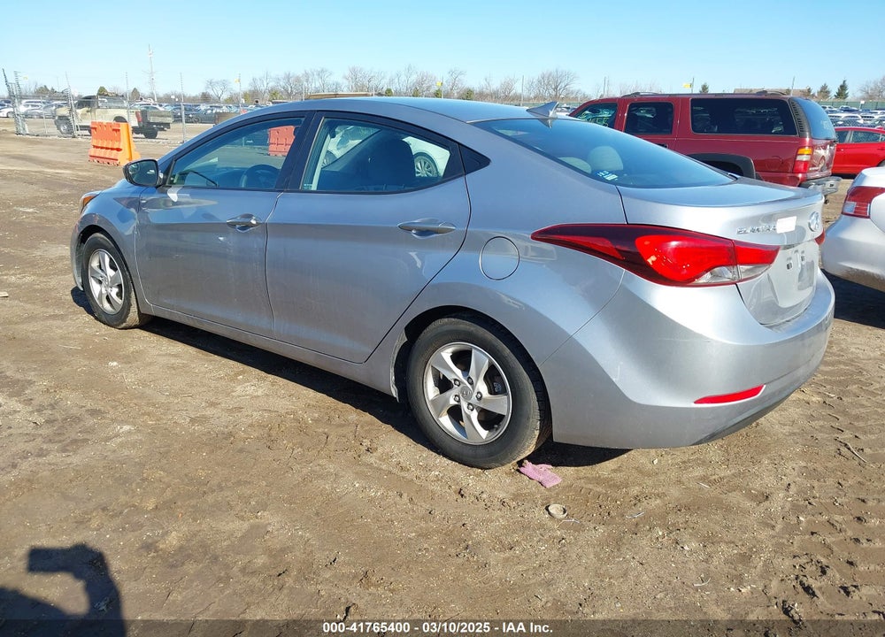 2015 HYUNDAI ELANTRA VIN: 5NPDH4AE5FH604876
