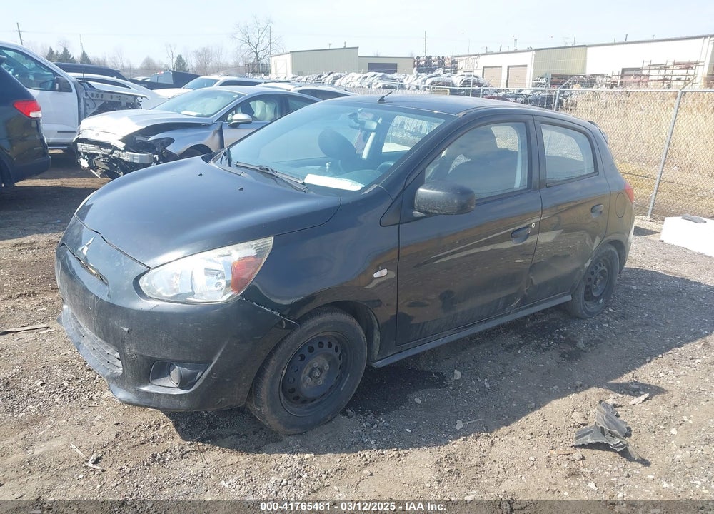 2014 MITSUBISHI MIRAGE VIN: ML32A3HJ2EH009671