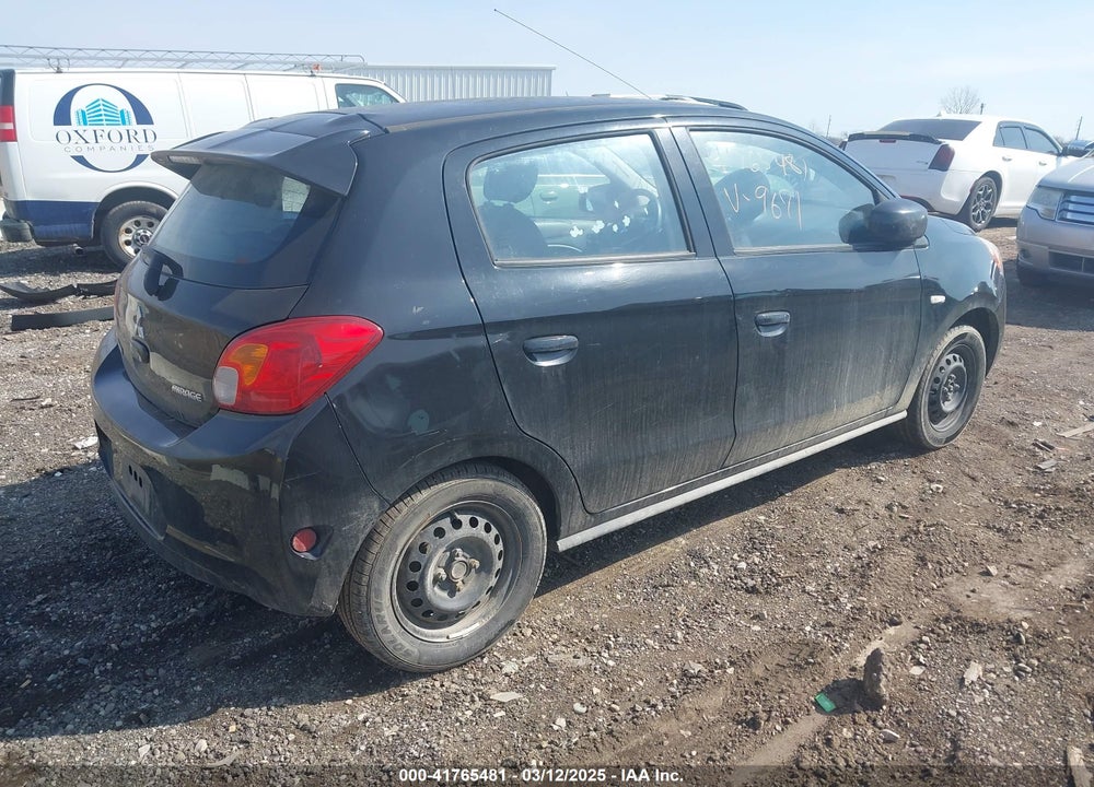 2014 MITSUBISHI MIRAGE VIN: ML32A3HJ2EH009671