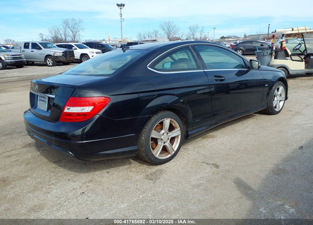 2012 MERCEDES-BENZ C 250 VIN: WDDGJ4HB4CF743051
