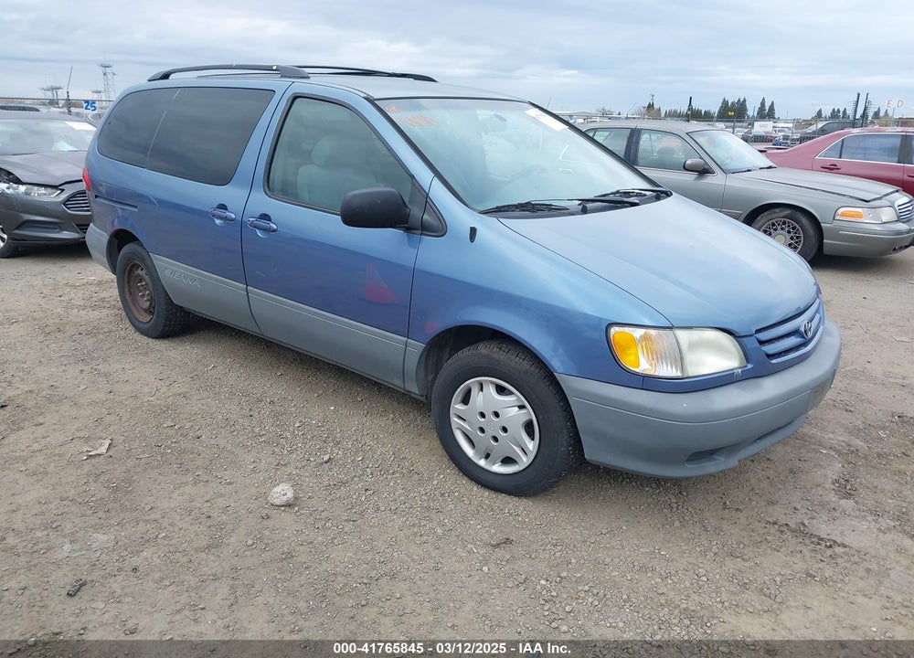 2002 TOYOTA SIENNA VIN: 4T3ZF13C92U424583