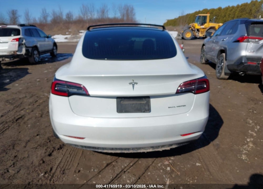 2020 TESLA MODEL 3 LONG RANGE DUAL MOTOR ALL-WHEEL DRIVE VIN: 5YJ3E1EB9LF735340