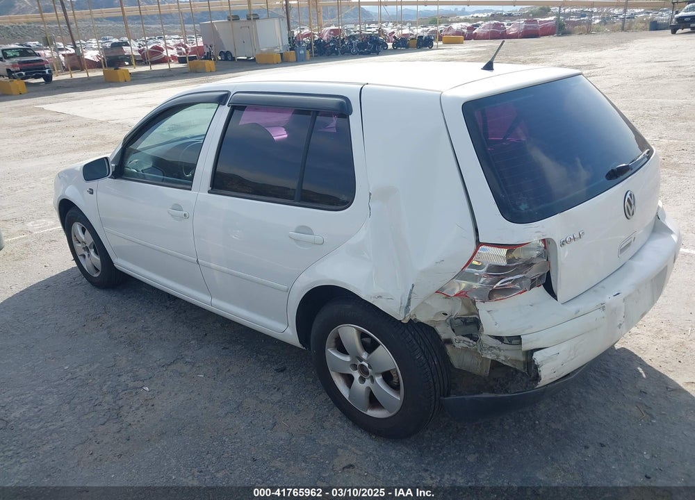 2003 VOLKSWAGEN GOLF VIN: 9BWFK61J634002000