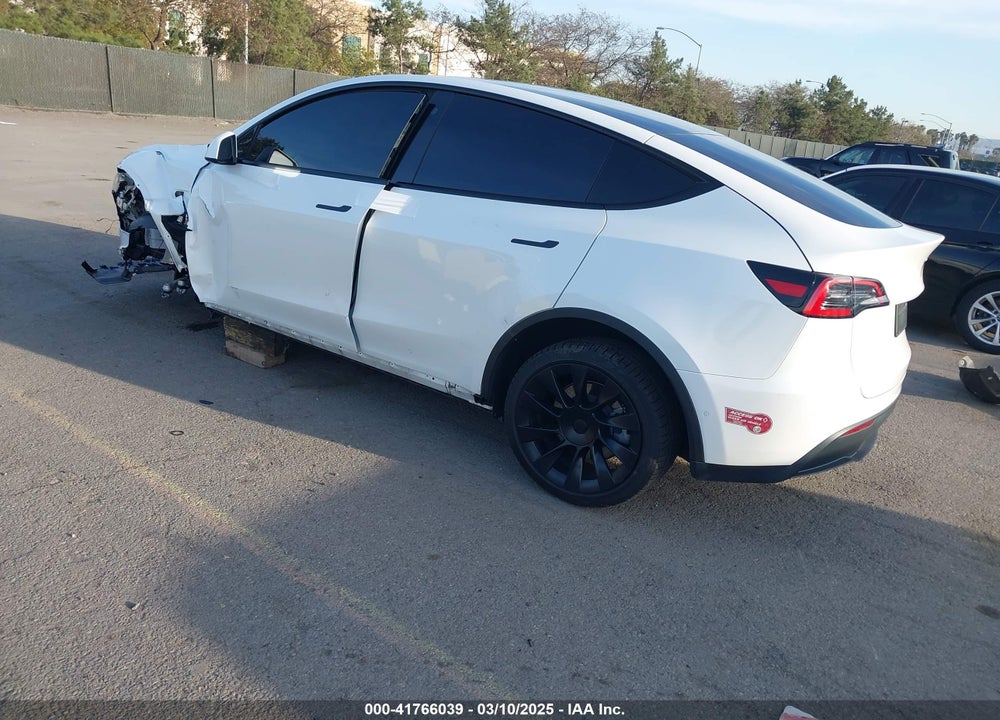2021 TESLA MODEL Y LONG RANGE DUAL MOTOR ALL-WHEEL DRIVE VIN: 5YJYGDEE9MF149217