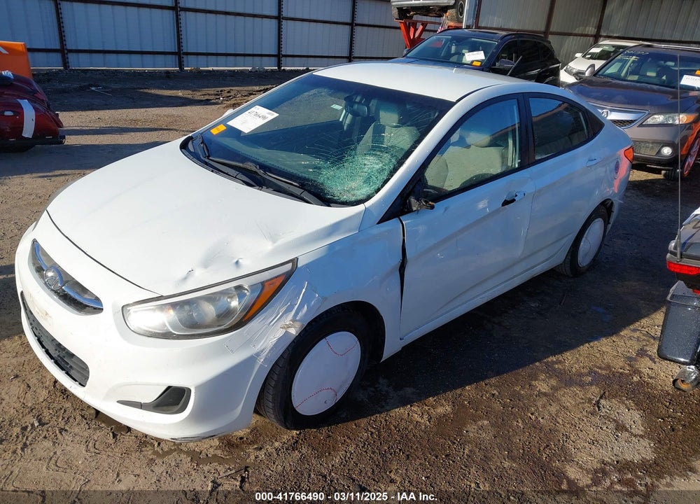 2015 HYUNDAI ACCENT GLS VIN: KMHCT4AE8FU907100