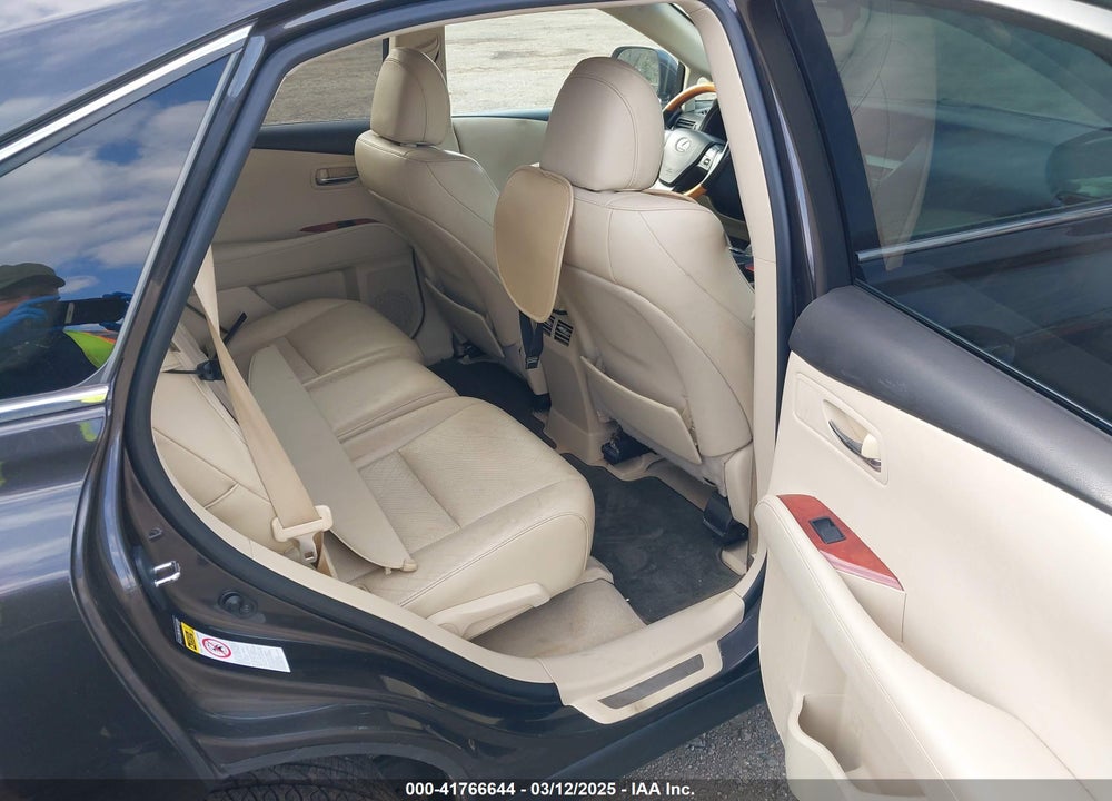 2010 LEXUS RX 350 VIN: 2T2BK1BA7AC076364