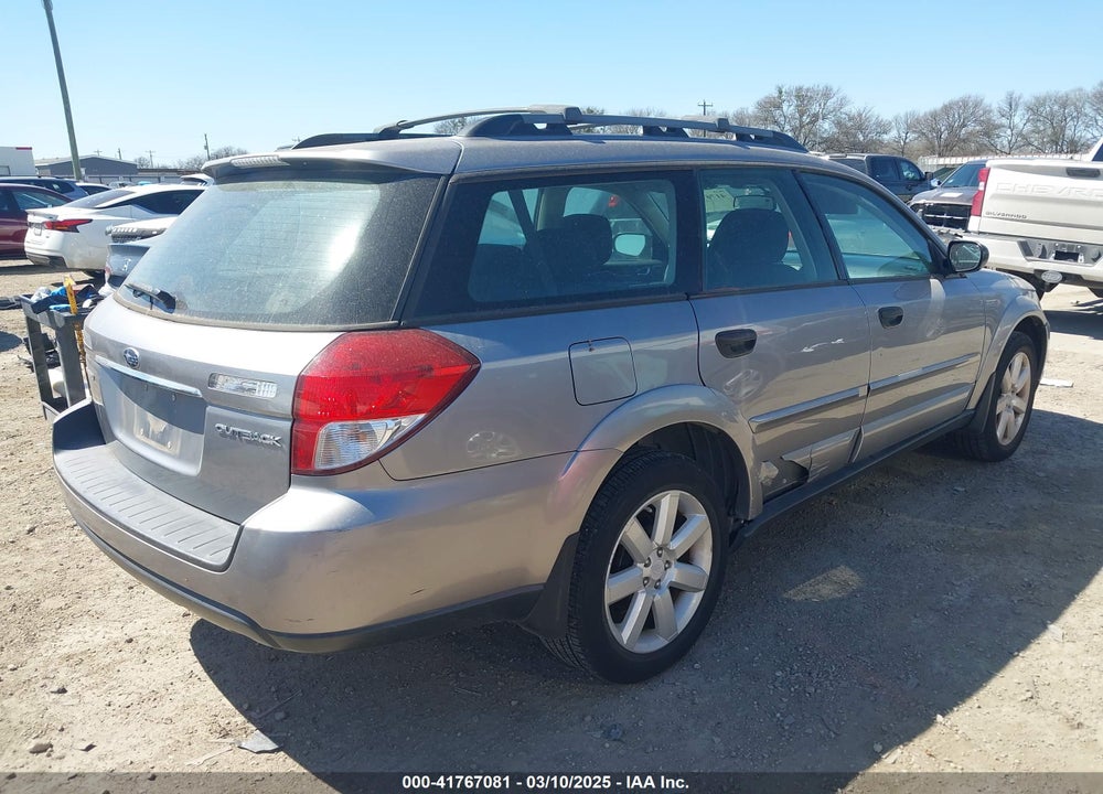 2008 SUBARU OUTBACK VIN: 4S4BP61C287324517
