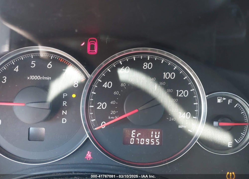 2008 SUBARU OUTBACK VIN: 4S4BP61C287324517